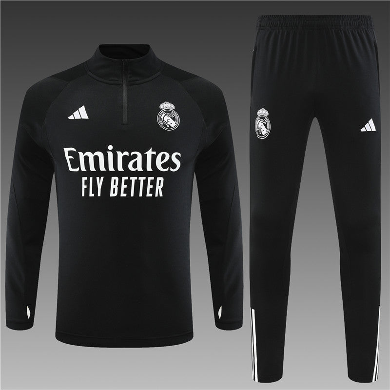 Real Madrid Black Tracksuit