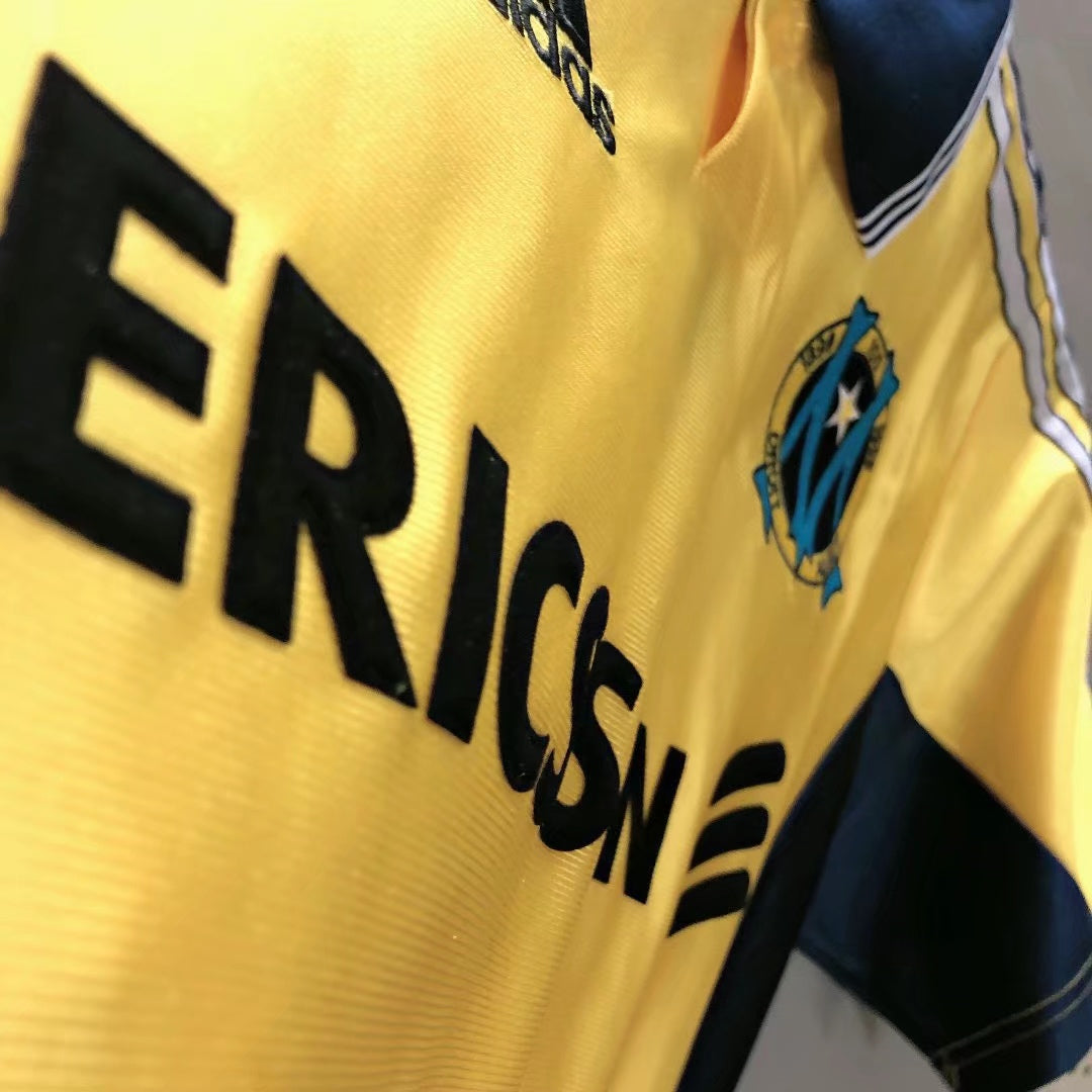 1998-99 Marseille Away gold Retro Jersey