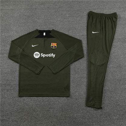 Barcelona Army Green Tracksuit