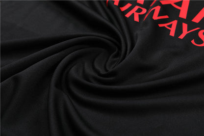 Jordan Paris Black With Colorful Orchid Tracksuit