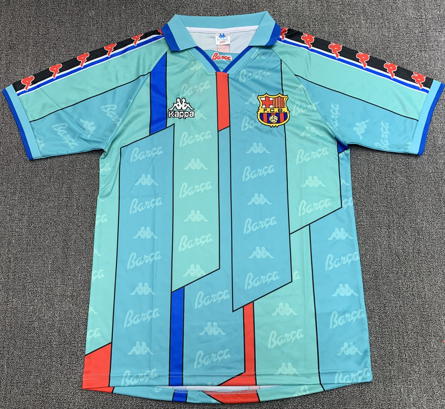 1996-97 Barcelona Away Retro Jersey