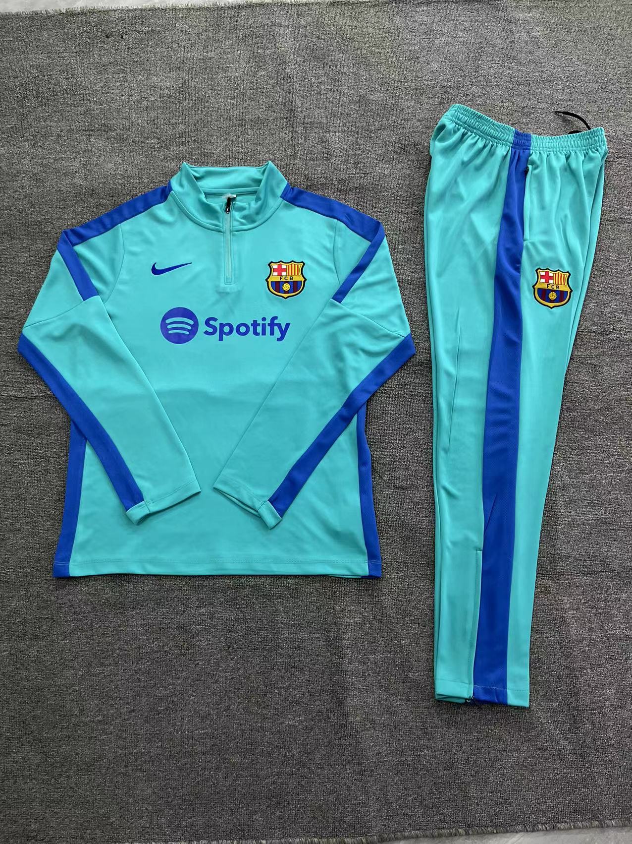 Barcelona Blue Color Color Version Tracksuit