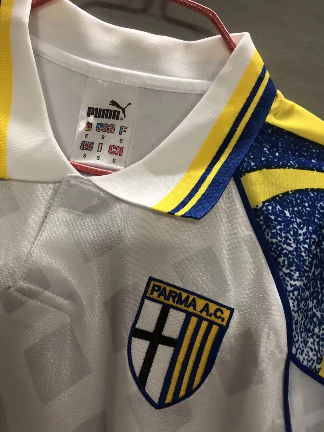 1995-97 Parma White Retro Jersey