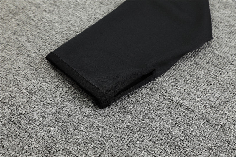 Juventus Black  high Collar Style Tracksuit