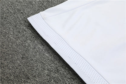 Real Madrid White High Collar Tracksuit