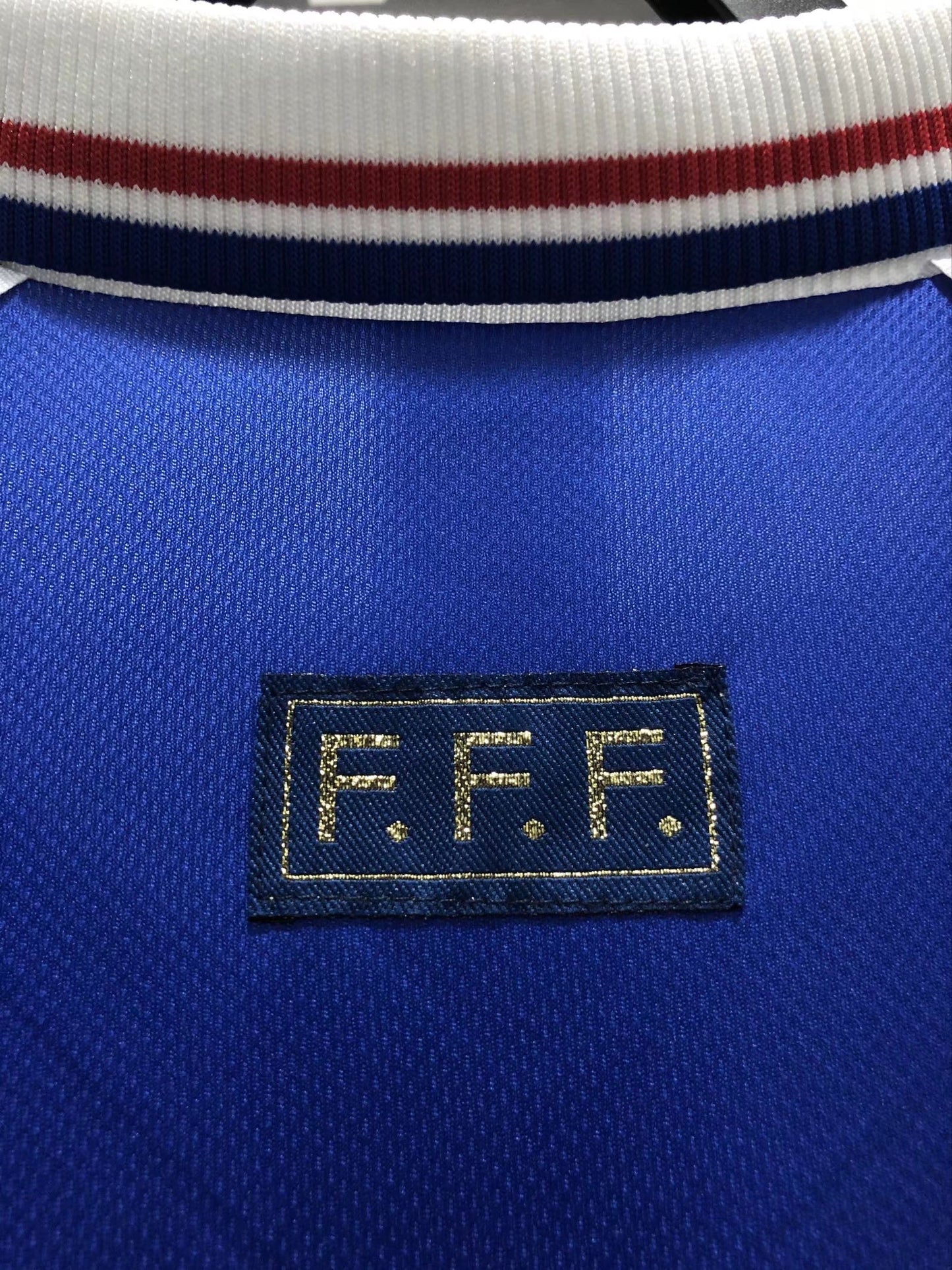 98 France Home Long Sleeve Retro Jersey