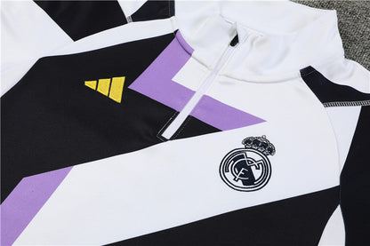 Real Madrid White Camouflage Style Tracksuit
