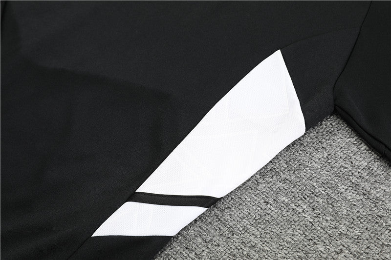 Juventus Black  high Collar Style Tracksuit