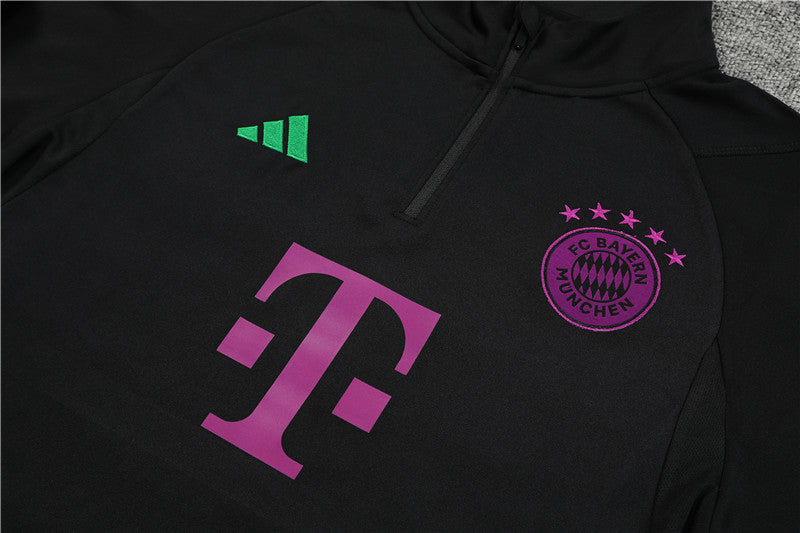 Bayern Black Tracksuit
