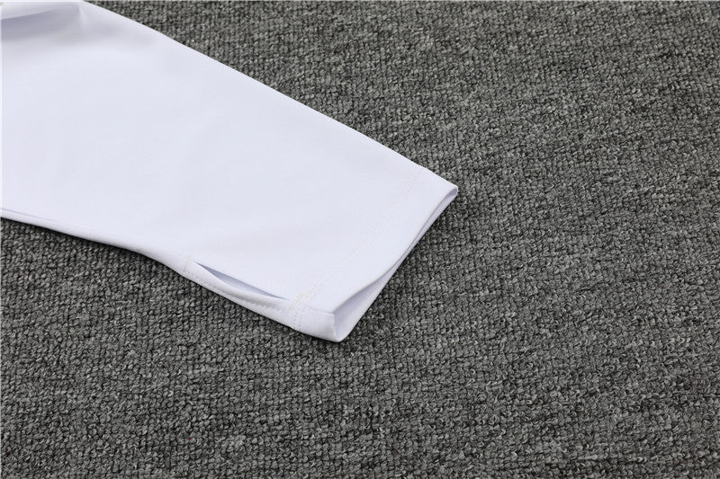 Real Madrid White With Black Tracksuit