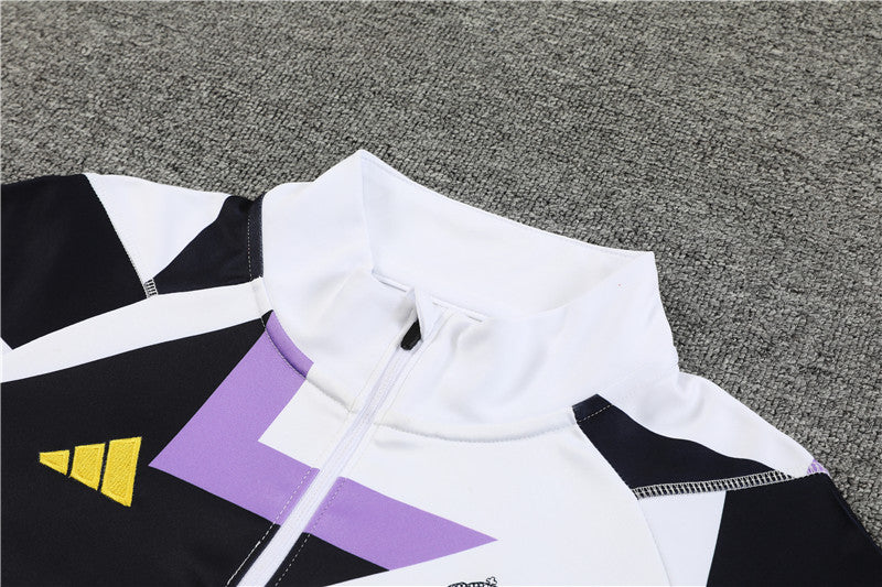 Real Madrid White Camouflage Style Tracksuit