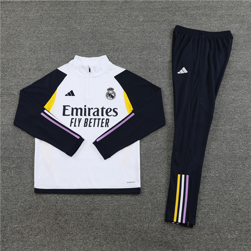 Real Madrid White Tracksuit