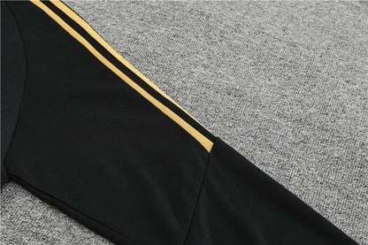 Juventus Black  high Collar Style Tracksuit
