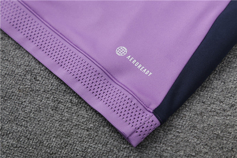 Real Madrid Purple With Royal Blue Tracksuit