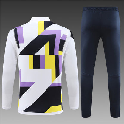 Real Madrid White Camouflage Style Tracksuit