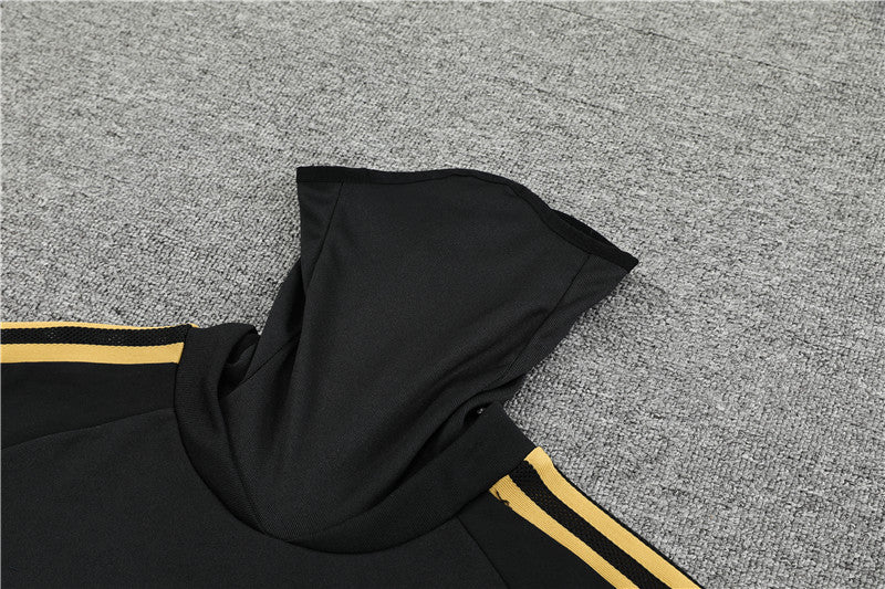 Juventus Black  high Collar Style Tracksuit