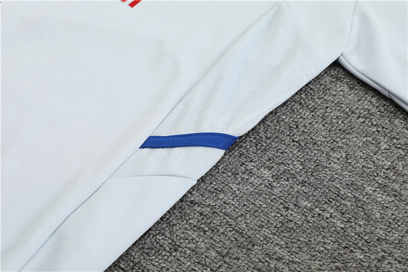 Lyon Light Gray High Collar Style Tracksuit