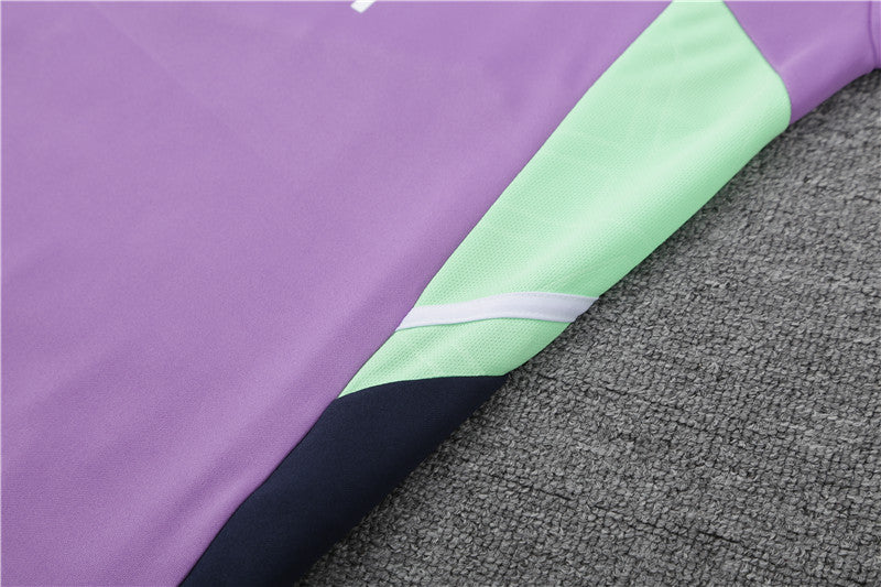 Real Madrid Purple With Royal Blue Tracksuit