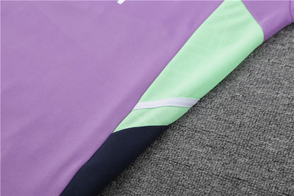 Real Madrid Purple With Royal Blue Tracksuit
