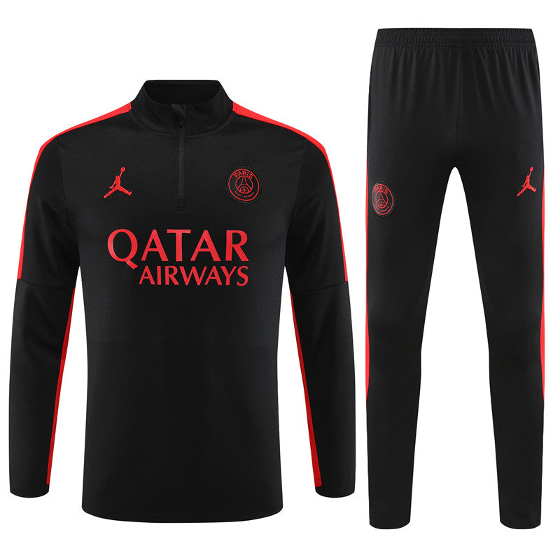 Jordan Paris Black Color Tracksuit