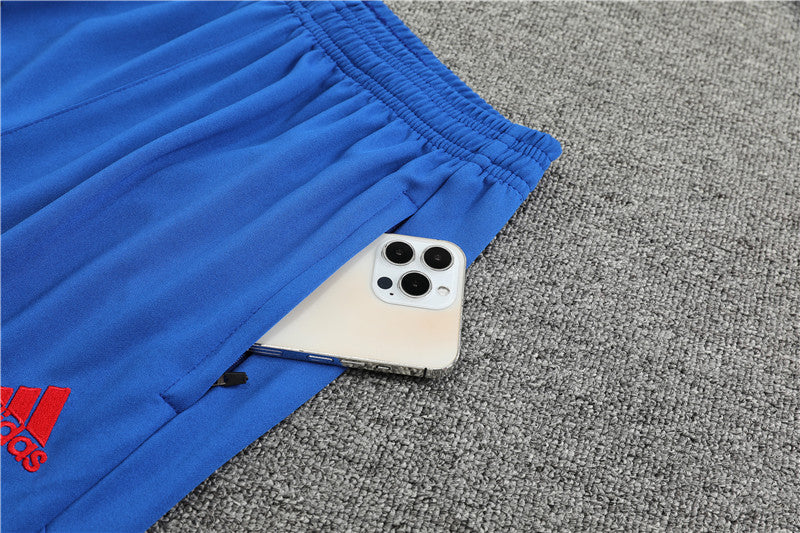 Lyon Blue Color High Collar Style Tracksuit