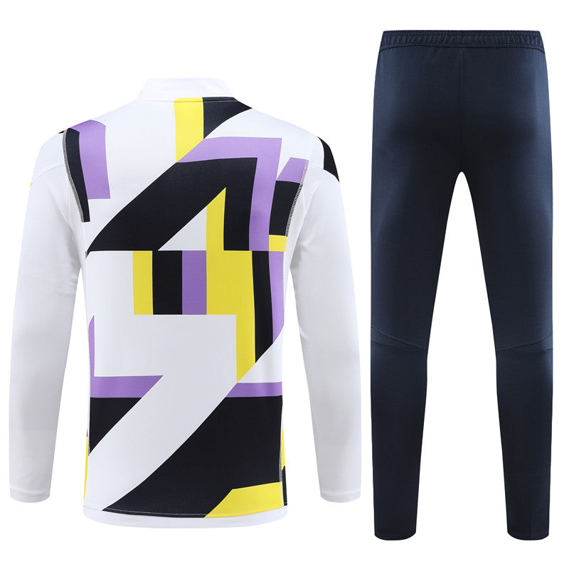 Real Madrid White Camouflage Style Tracksuit
