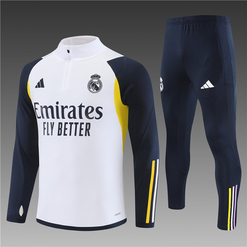 Real Madrid White Tracksuit