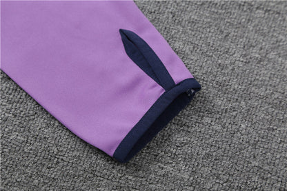 Real Madrid Purple With Royal Blue Tracksuit