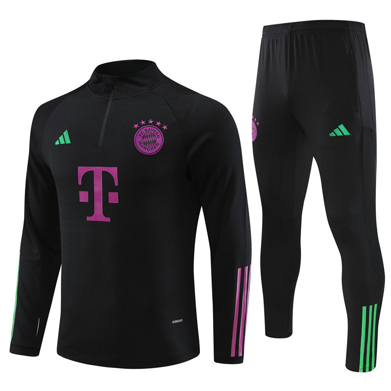 Bayern Black Tracksuit