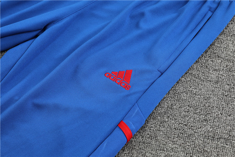 Lyon Blue Color High Collar Style Tracksuit