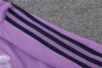 Real Madrid Purple With Royal Blue Tracksuit