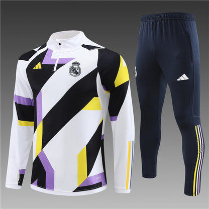 Real Madrid White Camouflage Style Tracksuit