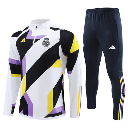 Real Madrid White Camouflage Style Tracksuit