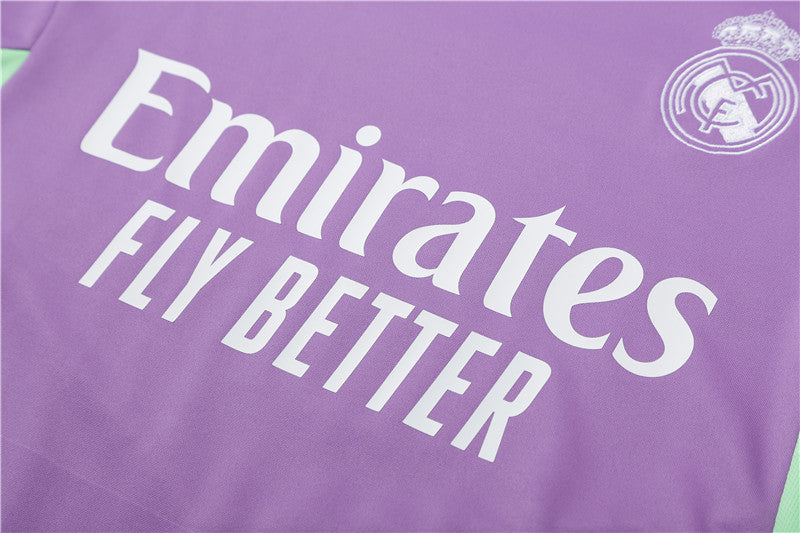 Real Madrid Purple With Royal Blue Tracksuit