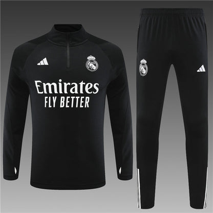 Real Madrid Black Tracksuit
