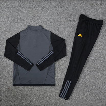Real Madrid Dark Gray Tracksuit