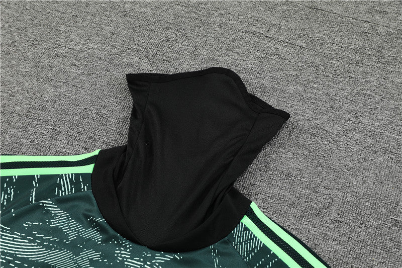 Champions League Version Of Real Madrid Camouflage High Collar Style Tracksuit