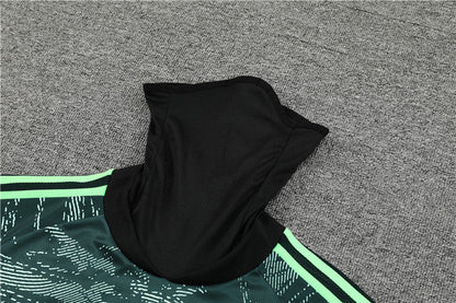 Champions League Version Of Real Madrid Camouflage High Collar Style Tracksuit