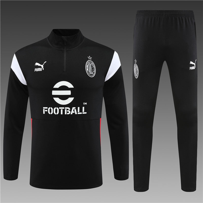 Ac Black Color Version Tracksuit