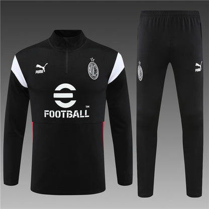 Ac Black Color Version Tracksuit