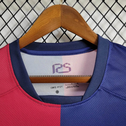 24-25 Barcelona Home Long Sleeve Jersey