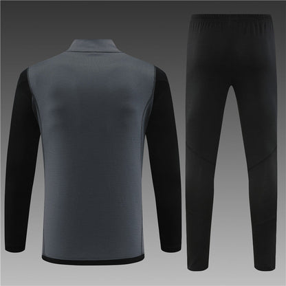 Real Madrid Dark Gray Tracksuit