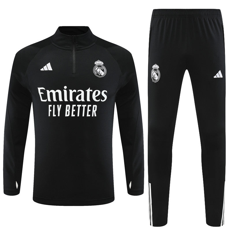 Real Madrid Black Tracksuit