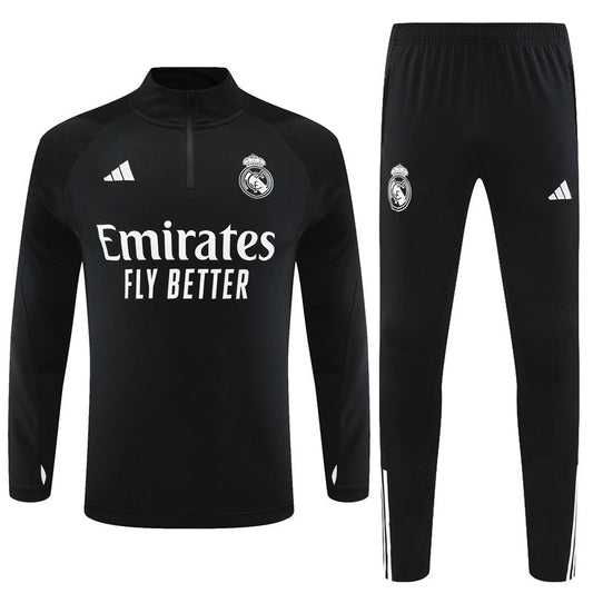 Real Madrid Black Tracksuit