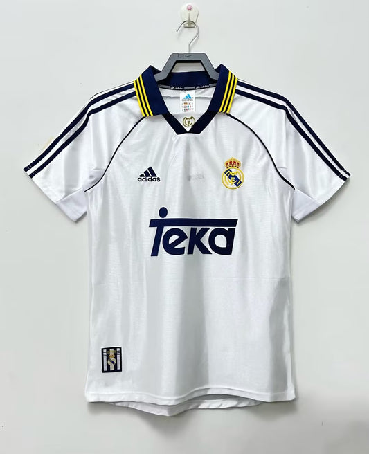 98-00 Real Madrid Home Retro Jersey