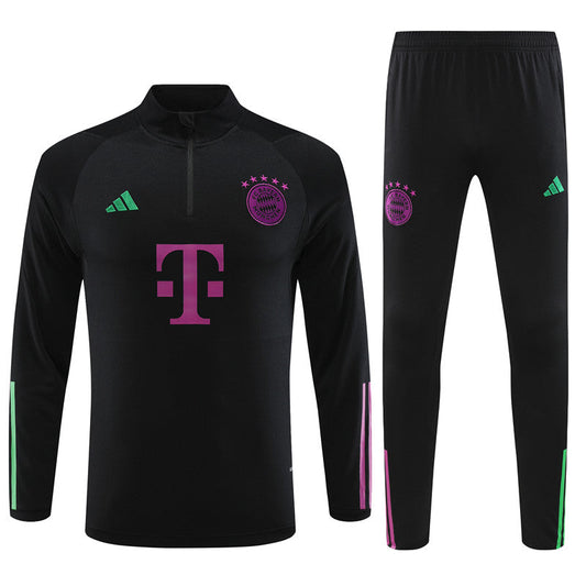 Bayern Black Tracksuit