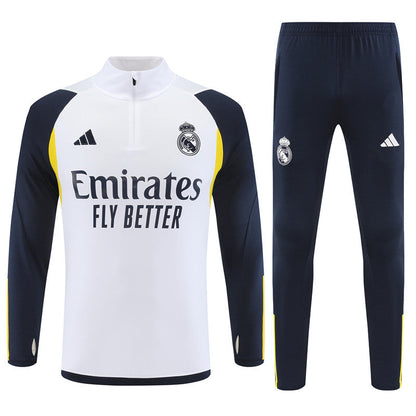 Real Madrid White Tracksuit