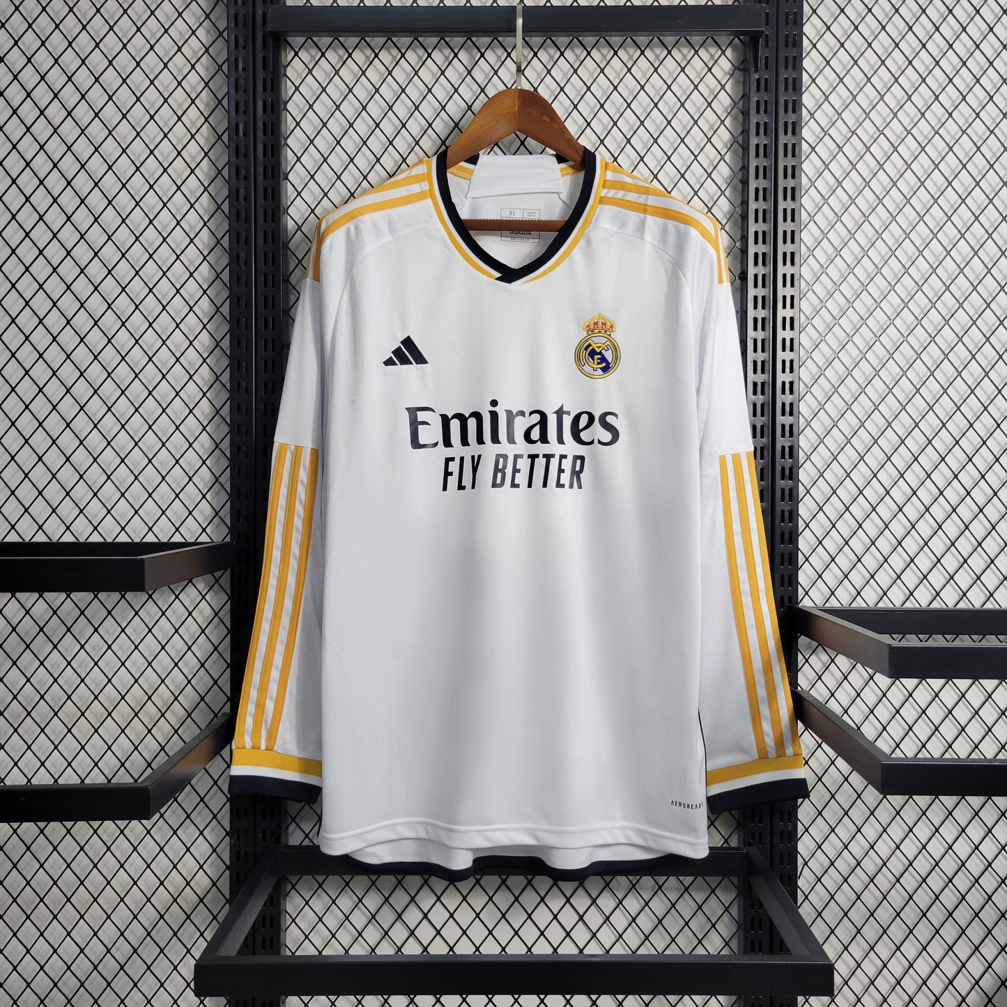 23-24 Real Madrid Home Long Sleeve Jersey