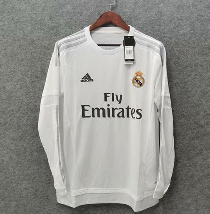 15/16 Real Madrid Home Long Sleeve Retro Jersey