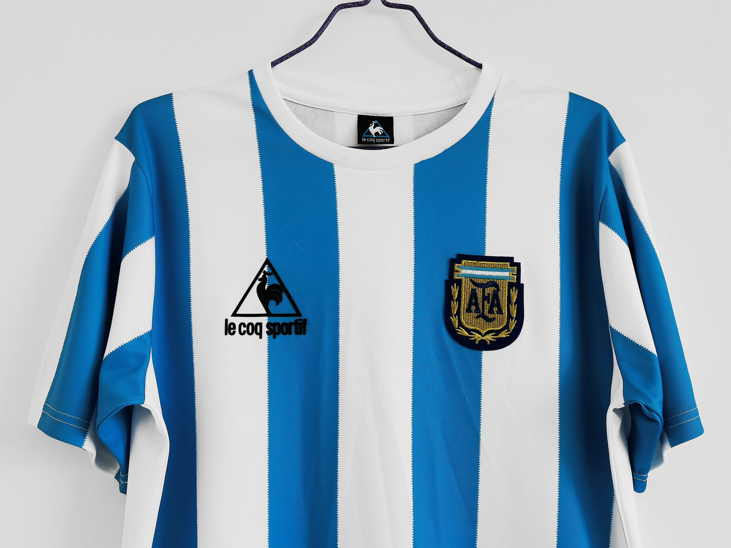 1986 Argentina Home World Cup Winners Retro Jersey